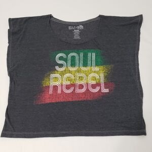 Soul Rebel Graphic Tee - Gray